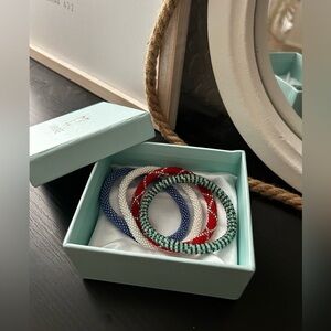 Woman’s Seed Bead handmade bracelet set of four